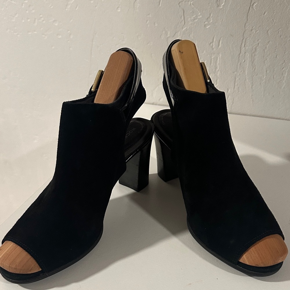 Rockport Black Heeled Boots